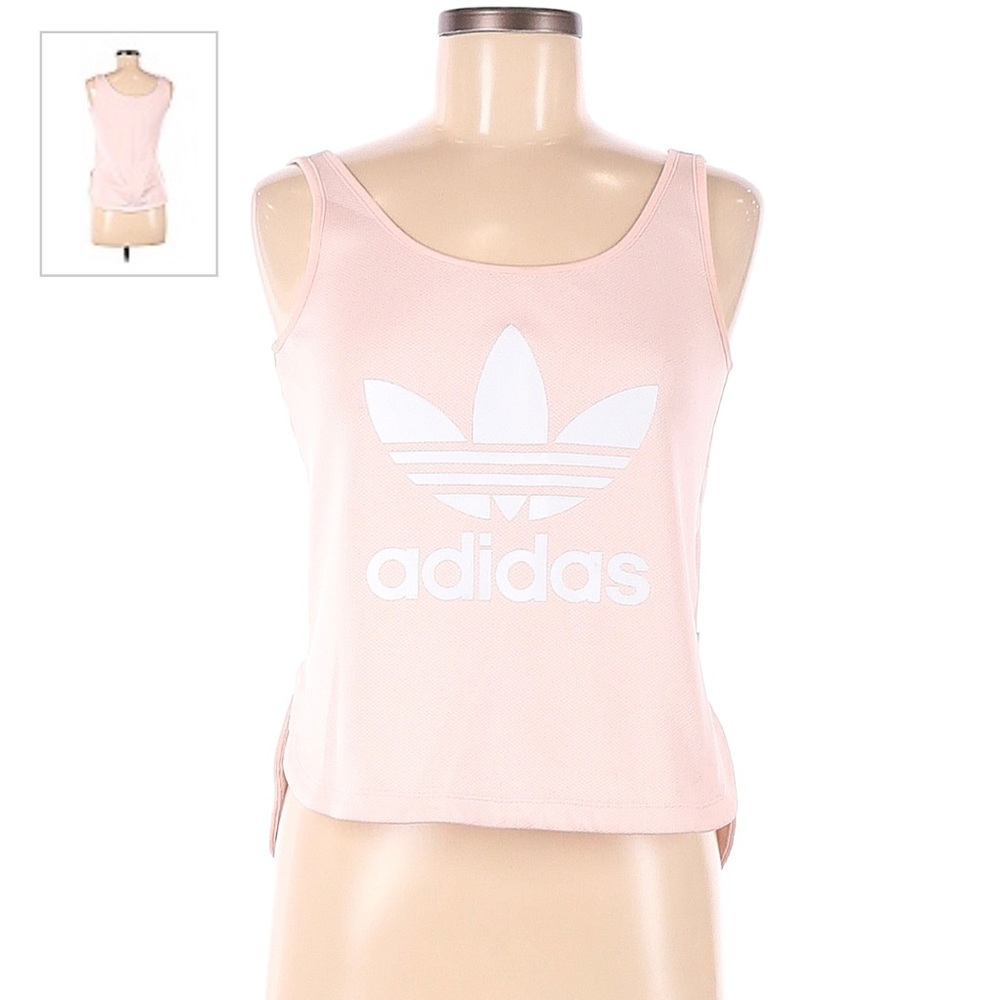 Women’s Adidas Originals Loose Crop Tank / Pink / M / Lightly Worn